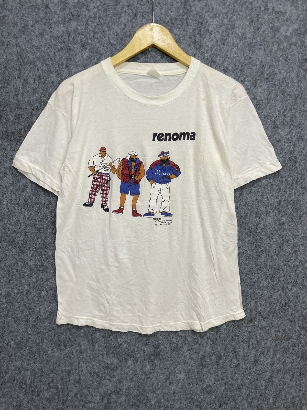 Renoma Vintage 90s Renoma Promo T-Shirt Size US M / EU 48-50 / 2 - 1 Thumbnail