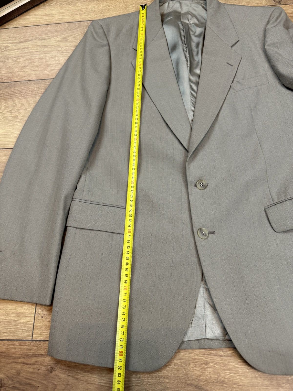 Yves Saint Laurent Vintage wool blazer Yves Saint Laurent original luxury item Size 48L - 5 Thumbnail