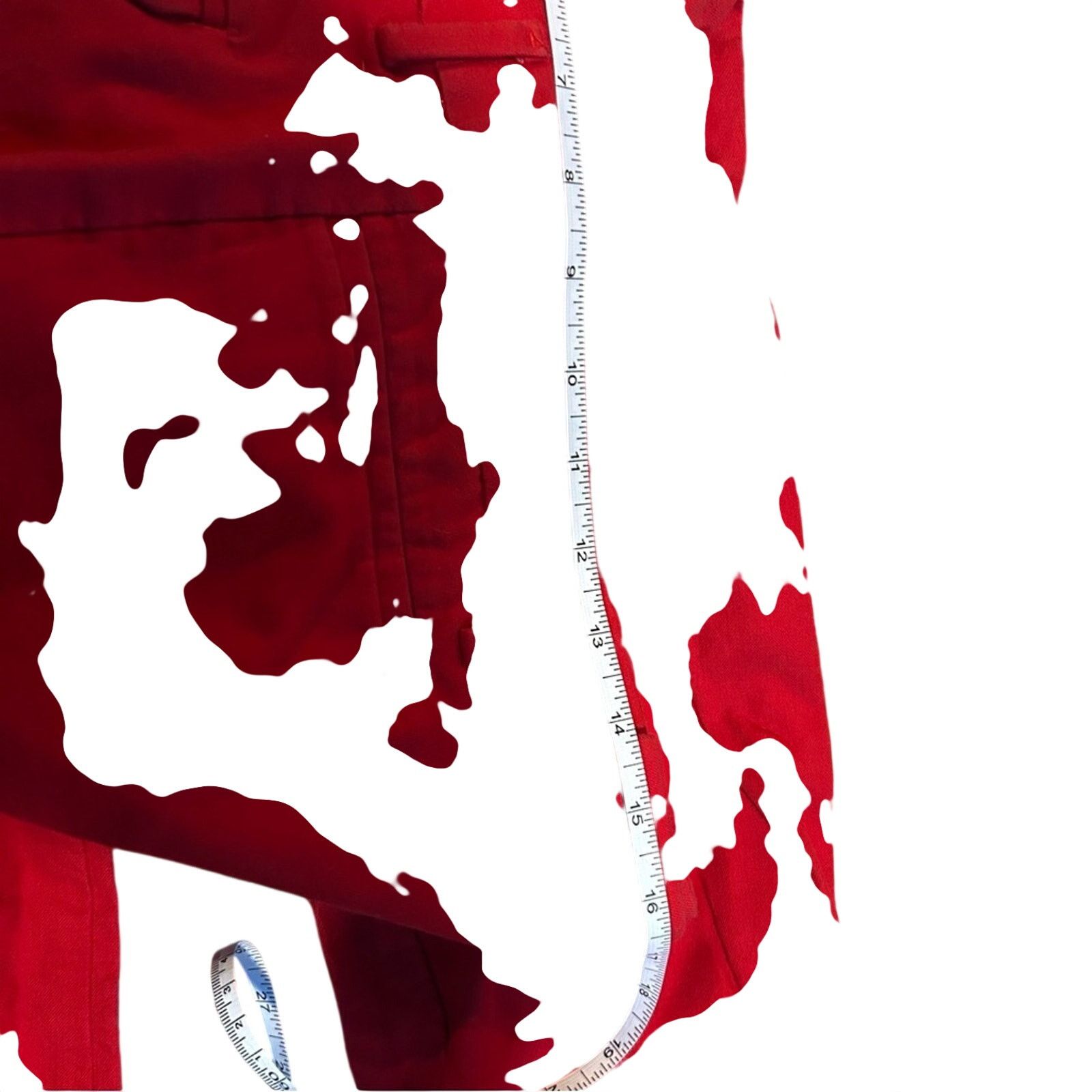 Gap Gap Modern Straight Pants Size 8 Bright Red Stretch Lux Size 30" / US 8 / IT 44 - 7 Thumbnail