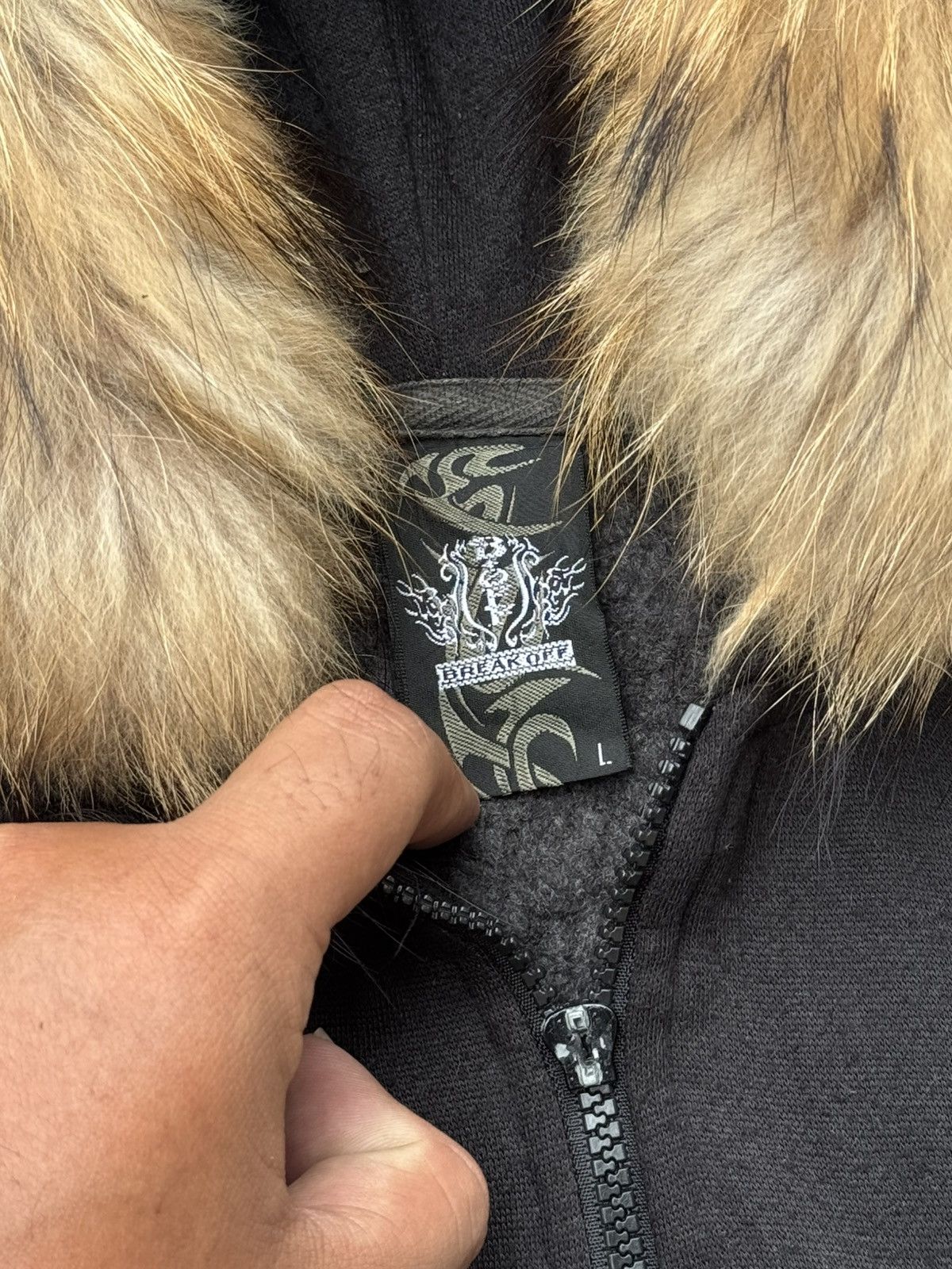 PPFM Fur Hoodie Japanese Breakoff Tribal Ifsix Lgb styled Size US L / EU 52-54 / 3 - 6 Thumbnail