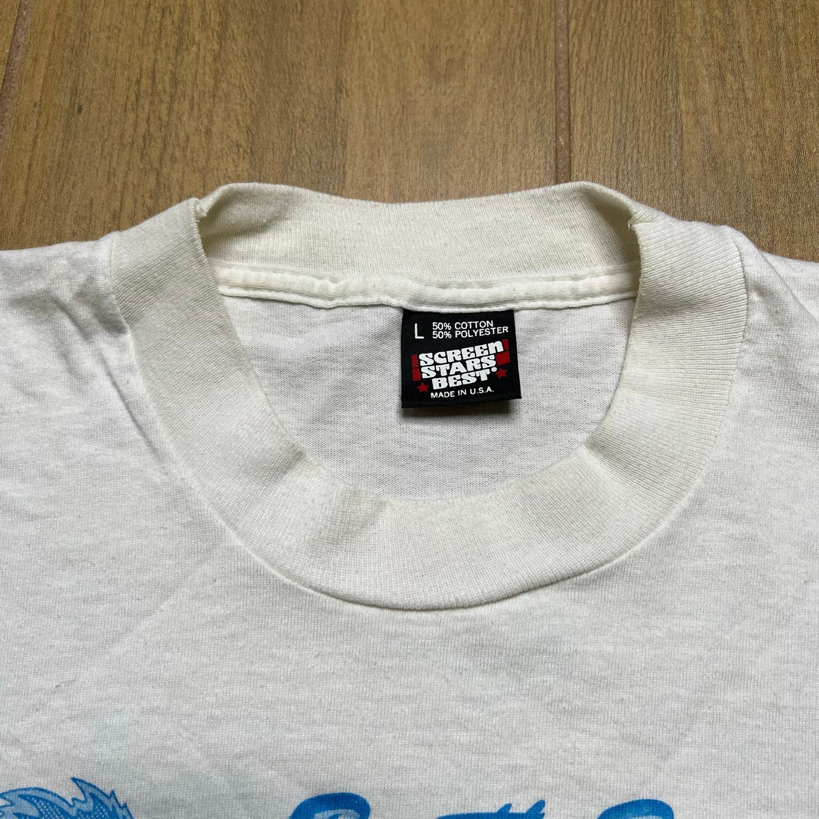 Vintage Vintage 1987 By The Bay 5K 10K T Shirt Screen Stars USA L Size US L / EU 52-54 / 3 - 3 Thumbnail