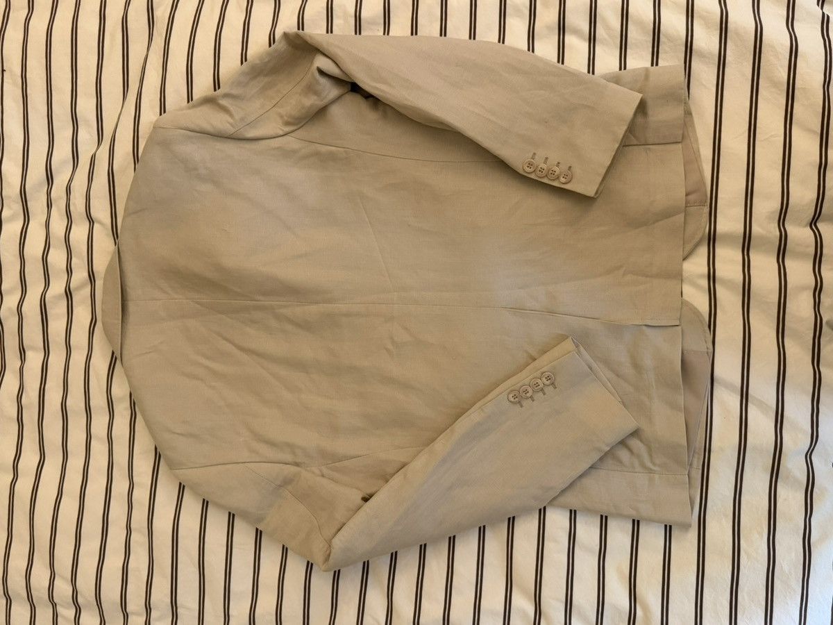 Other Italian beige linen suit fits like 46/48 Size 50R - 3 Thumbnail