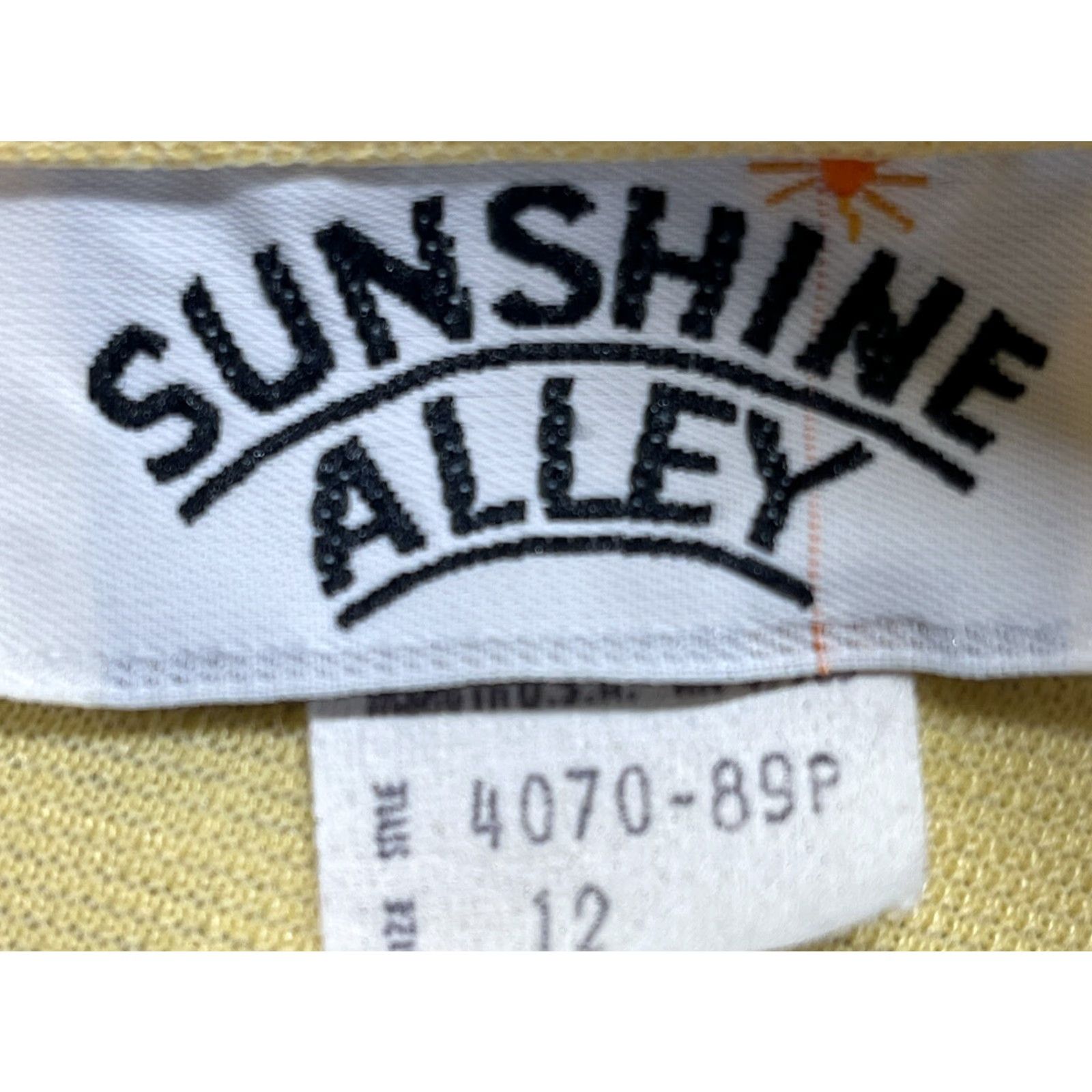 Vintage Vintage Sunshine Alley Dress Sz 12 GUC Vest Belt Mod 70’s Made In USA Size XL / US 12-14 / IT 48-50 - 6 Thumbnail