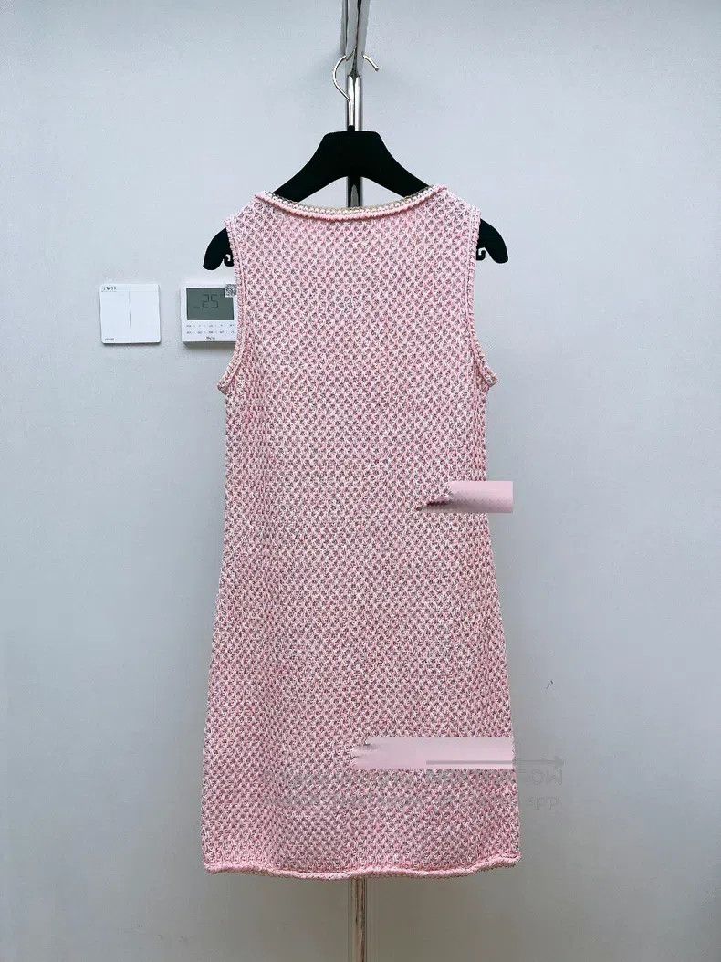 Chanel Chanel Data centre catwalk style pink braided dress Size XXS / US 00 / IT 34 - 2 Thumbnail