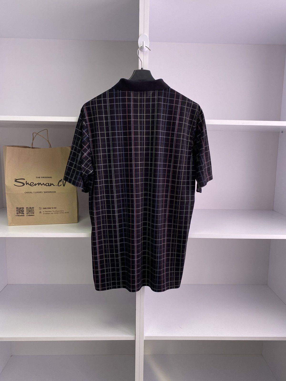 Burberry × Vintage Burberry London vintage short sleeve polo tee Size US XL / EU 56 / 4 - 6 Thumbnail
