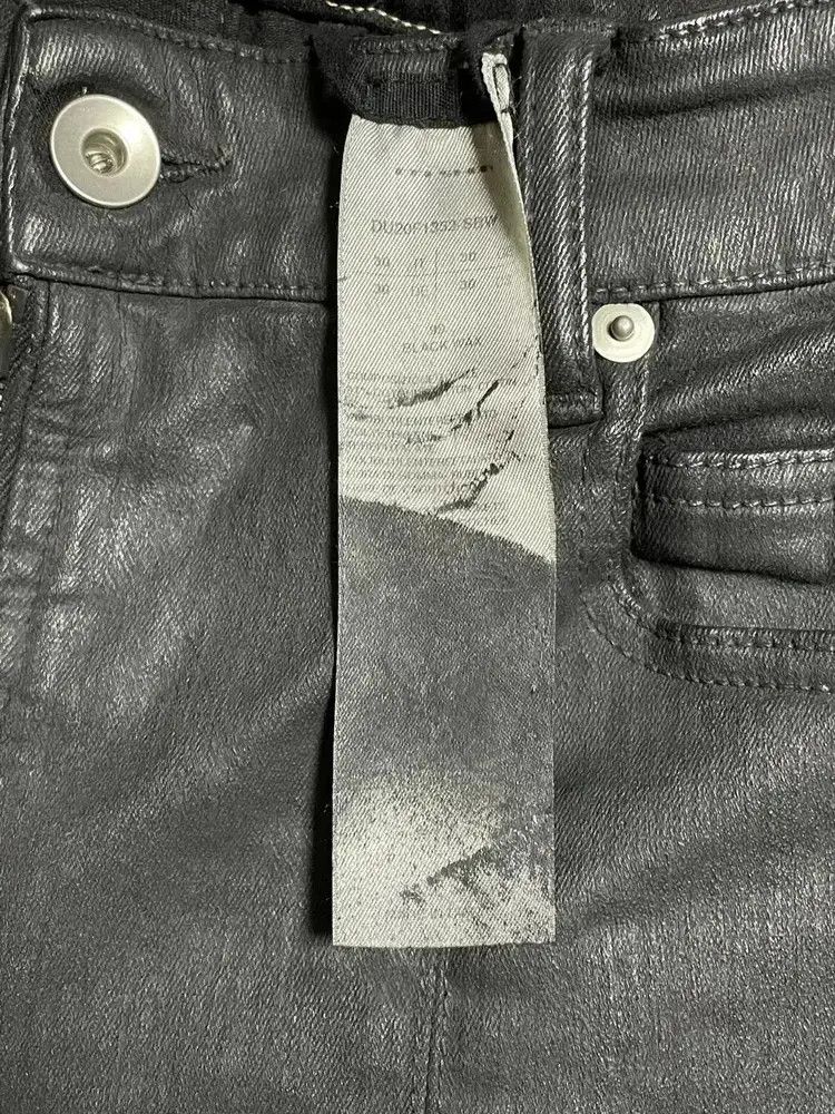 Rick Owens Rick Owens Drkshdw Front Zip Waxed Denim mojos8950 Size US 30 / EU 46 - 3 Thumbnail