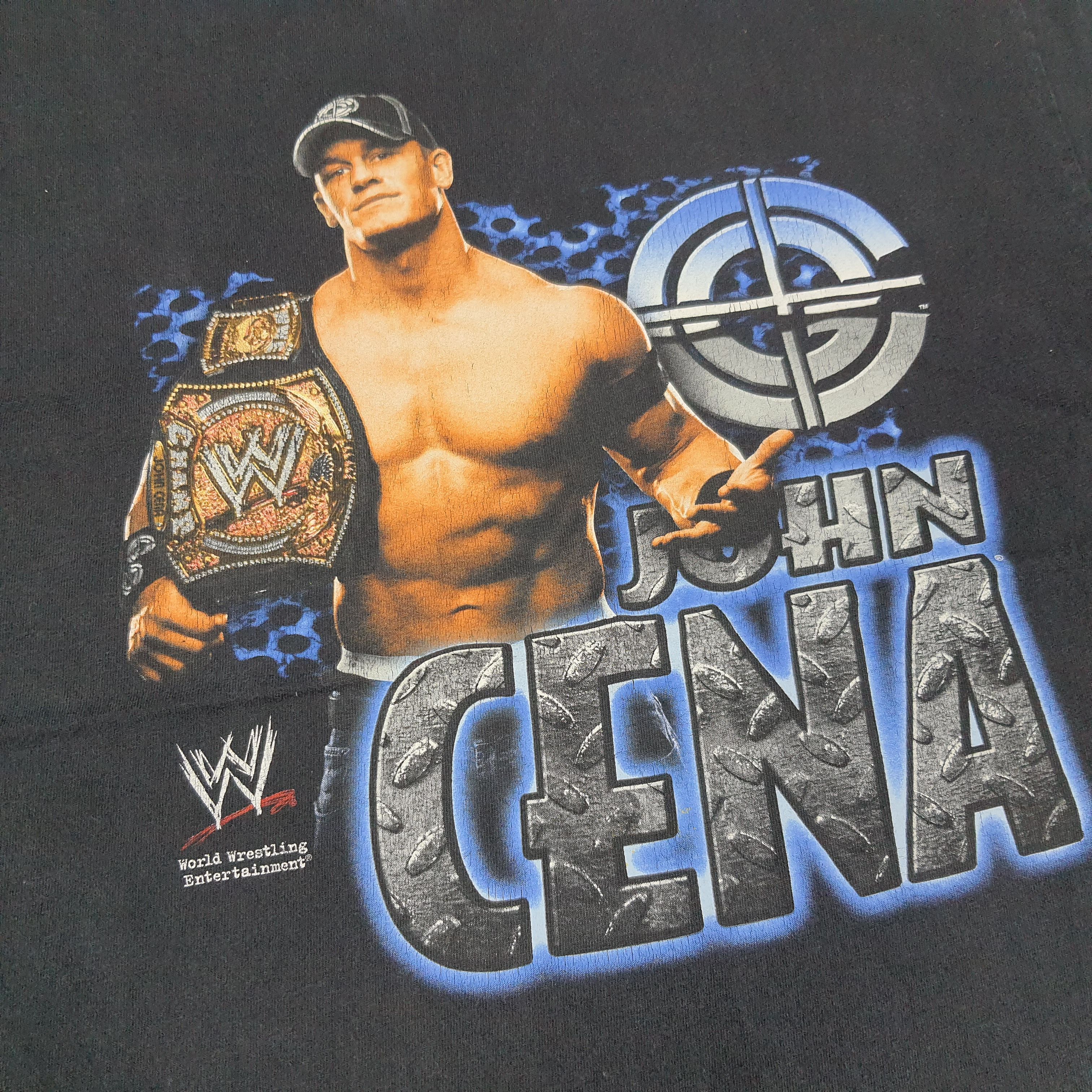 Vintage × WWE Vintage WWE John Cena World Wrestler Tshirt Size US M / EU 48-50 / 2 - 2 Thumbnail