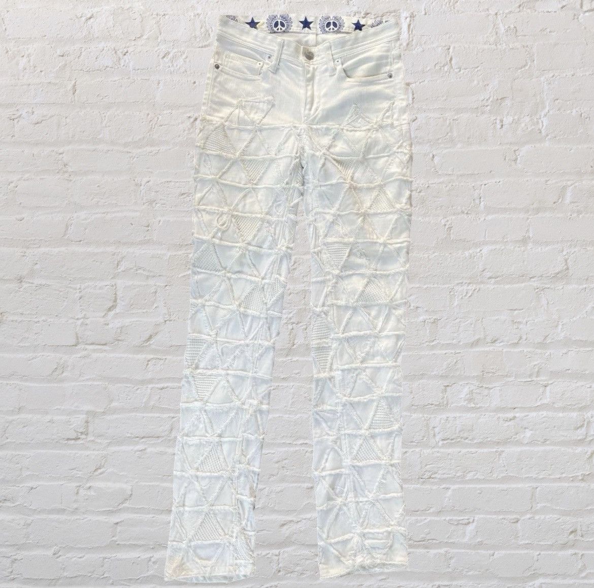 PHENOMENON Phenomenon S/S 2010 Crust Punk Denim Size US 30 / EU 46 - 1 Thumbnail