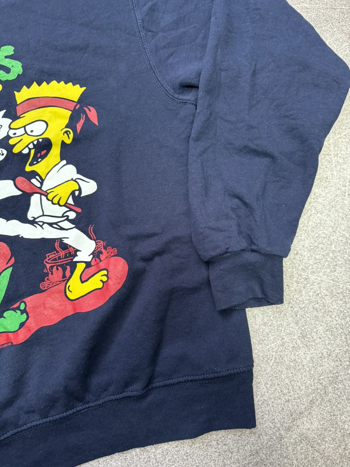 Vintage Vintage 2001 Bart vs Ninja Turtles Sweatshirt Simpsons Fox Size US M / EU 48-50 / 2 - 6 Thumbnail