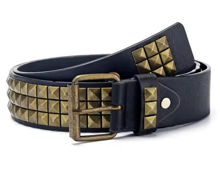 Japanese Brand Pyramid Studded Belt (classic) Size ONE SIZE - 3 Thumbnail