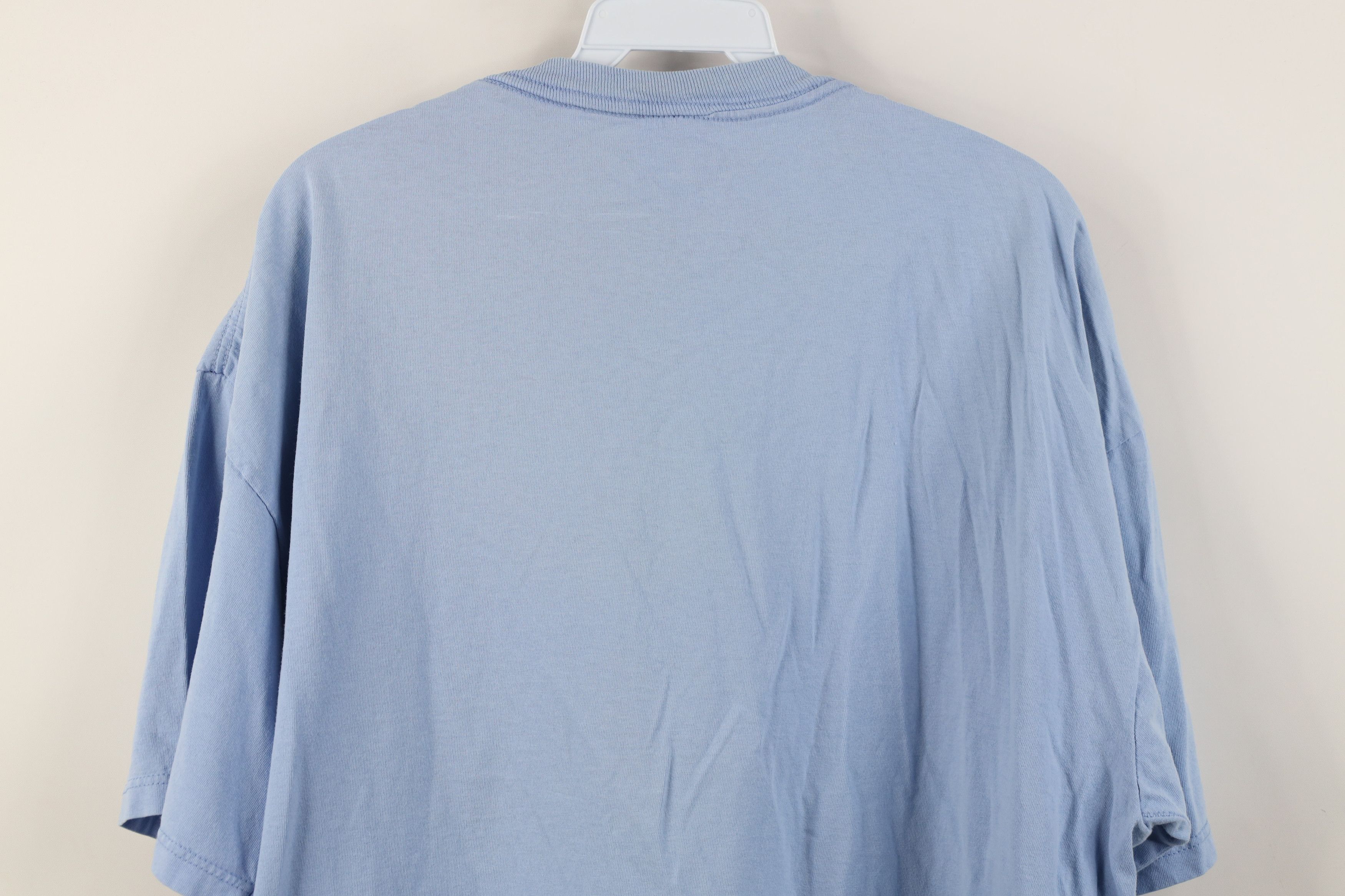 Vintage Vintage 90s Streetwear Alaskas Wolf Dog T-Shirt Blue Cotton Size XXL / US 16-18 / IT 52-54 - 15 Thumbnail