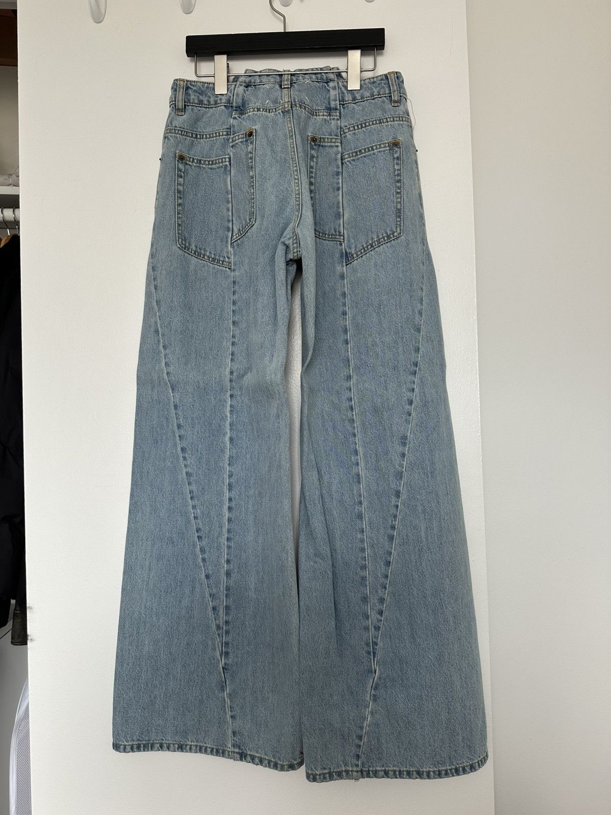 Maison Margiela Maison Margiela Wide Leg Panel Jeans Size US 29 - 4 Thumbnail