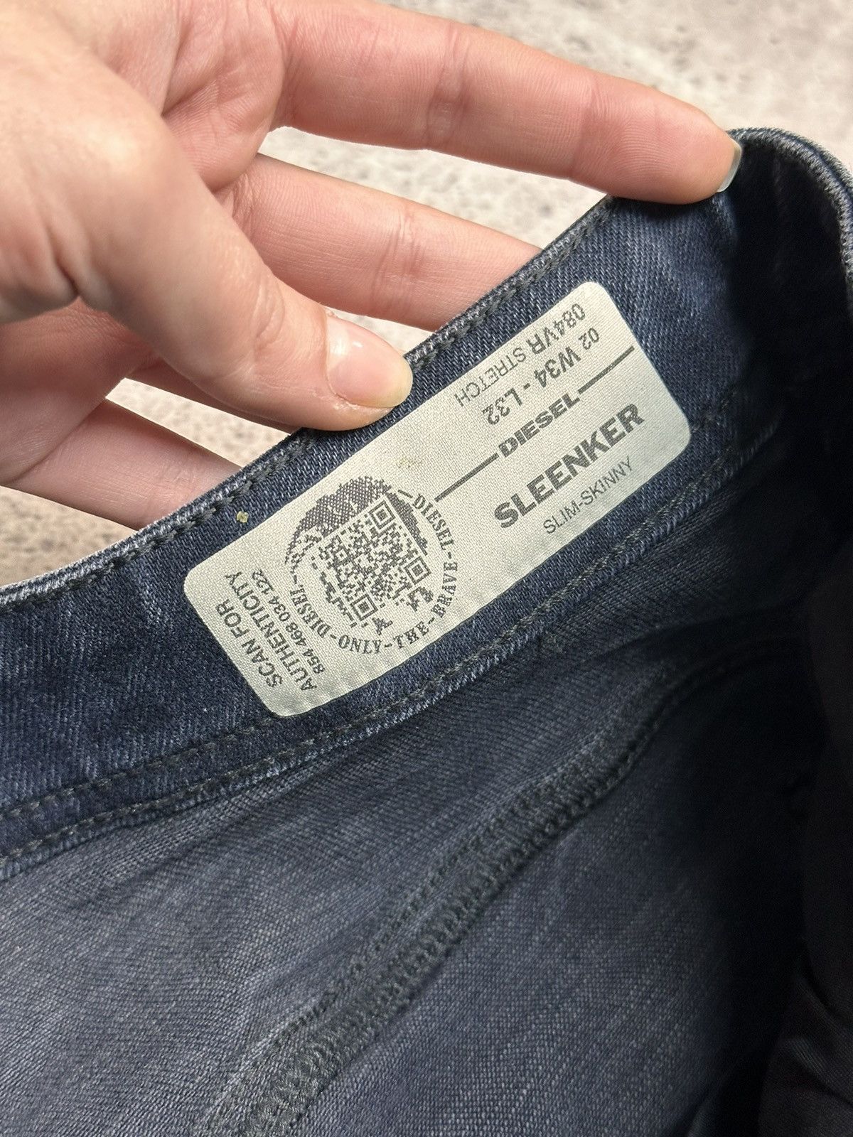 Diesel Diesel blue washed jeans vintage Italy Y2K streetwear Size US 34 / EU 50 - 8 Thumbnail