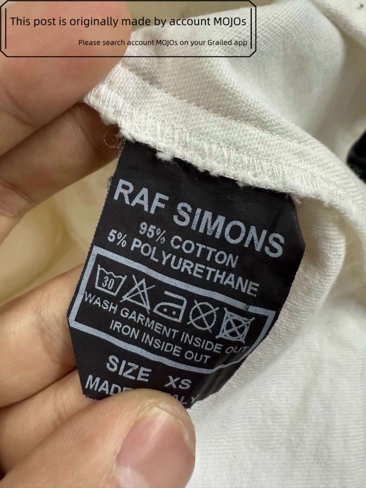 Raf Simons Sz XS Raf Simons Leather Patch Figure Print Shirt mojos030 Size US XS / EU 42 / 0 - 6 Thumbnail