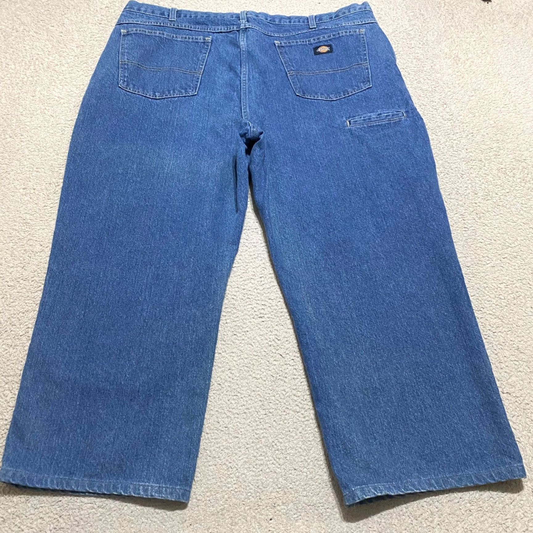 Dickies Dickies Jeans 44x30 Blue Denim Medium Wash High Rise Regular Fit 5-Pocket Men's Pants Size US 44 / EU 60 - 2 Thumbnail