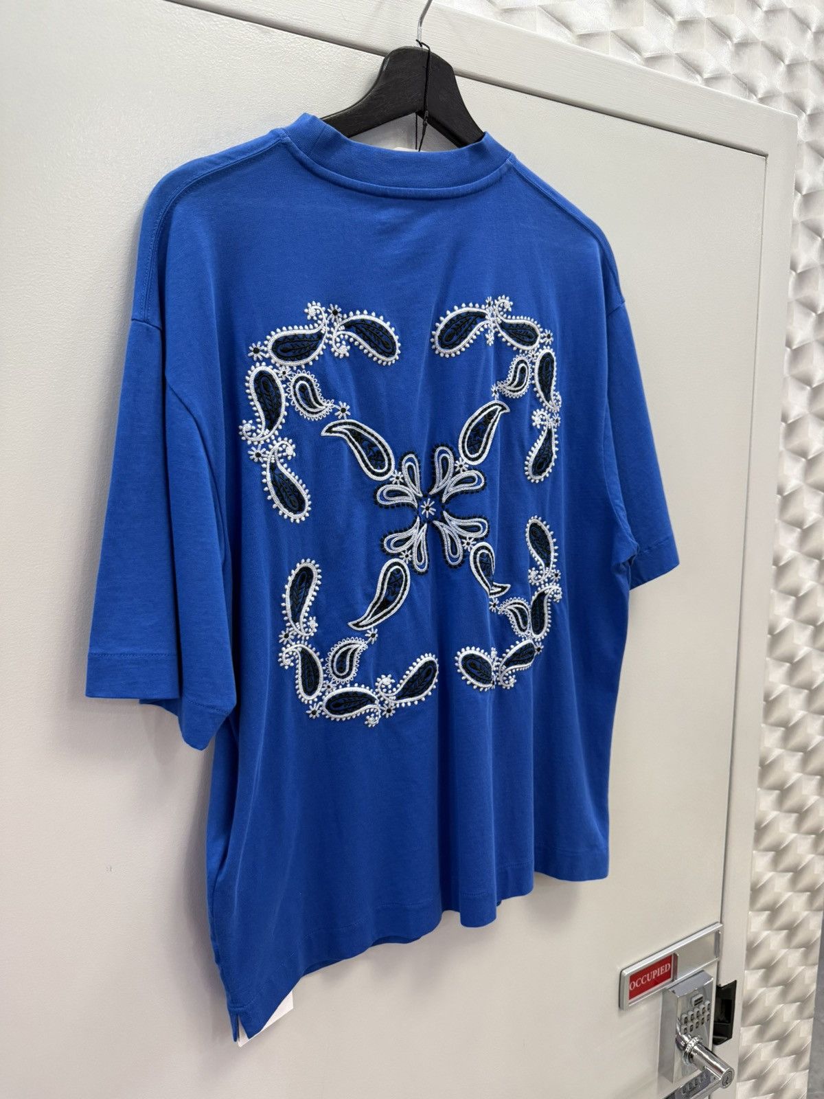 Off-White Off-White Blue Paisley Shirt Size US S / EU 44-46 / 1 - 5 Thumbnail