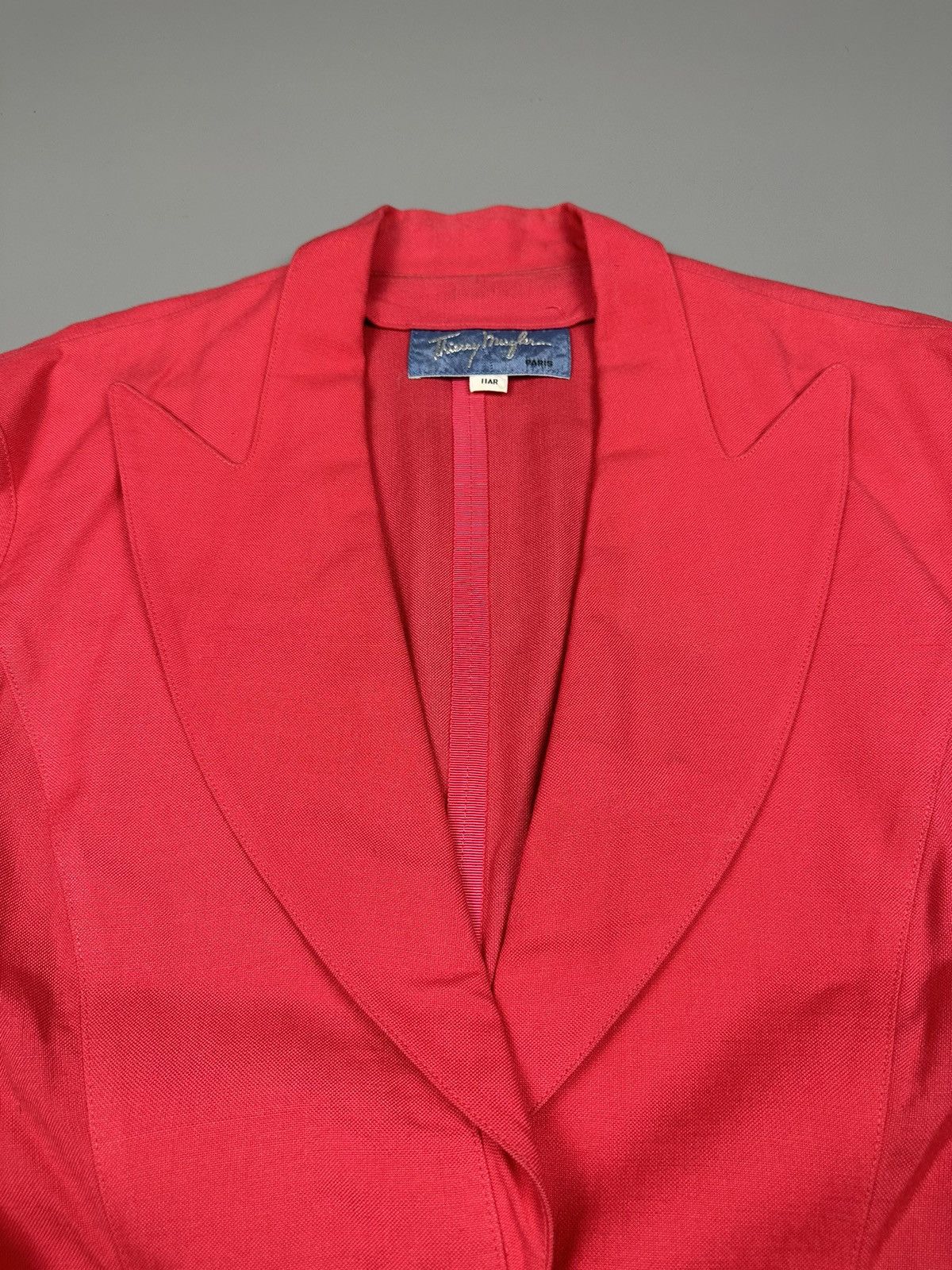 Thierry Mugler 🔥Rare🔥Vintage Thierry Mugler Paris Blazer Size L / US 10 / IT 46 - 6 Thumbnail