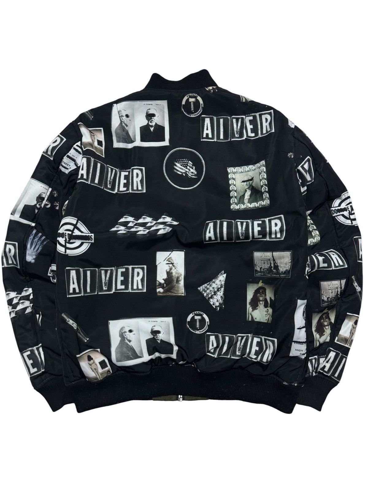 Vintage RAF SIMONS STYLE REVERSIBLE BOMBERS JACKET BY CASPER JOHN Size US M / EU 48-50 / 2 - 5 Thumbnail