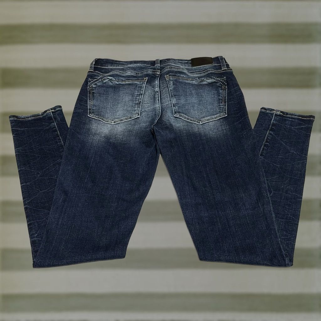 Buckle Black Buckle Black Jeans Womens Tag 28 Skinny Blue Stretch Whiskered 28x31 Denim Slim Mid Rise Pocket 5 Size 28" / US 6 / IT 42 - 1 Thumbnail