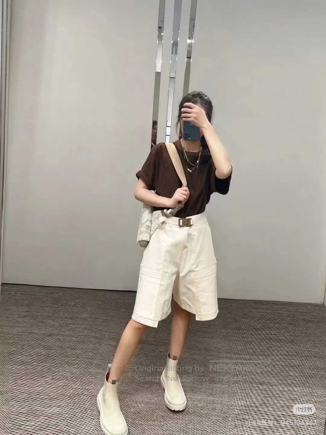 Dior DIOR SS22 Cotton Satin Cargo Shorts. Size US 32 / EU 48 - 9 Thumbnail