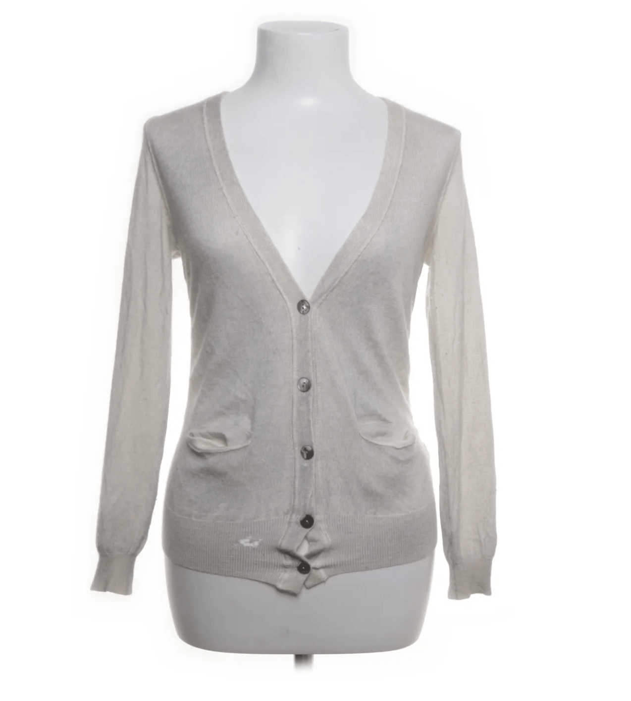 Avant Toi Cashmere Silk Cardigan, Gray Size S / US 4 / IT 40 - 1 Thumbnail