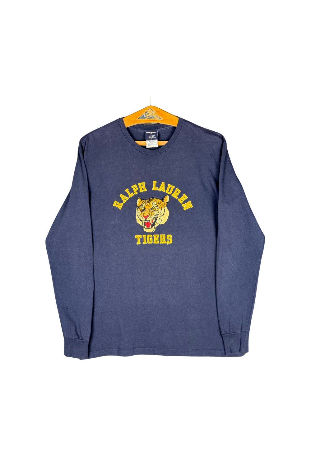Polo Ralph Lauren Polo Ralph Lauren Tiger Head Chenille Patch L/S Tee Size US S / EU 44-46 / 1 - 1 Thumbnail