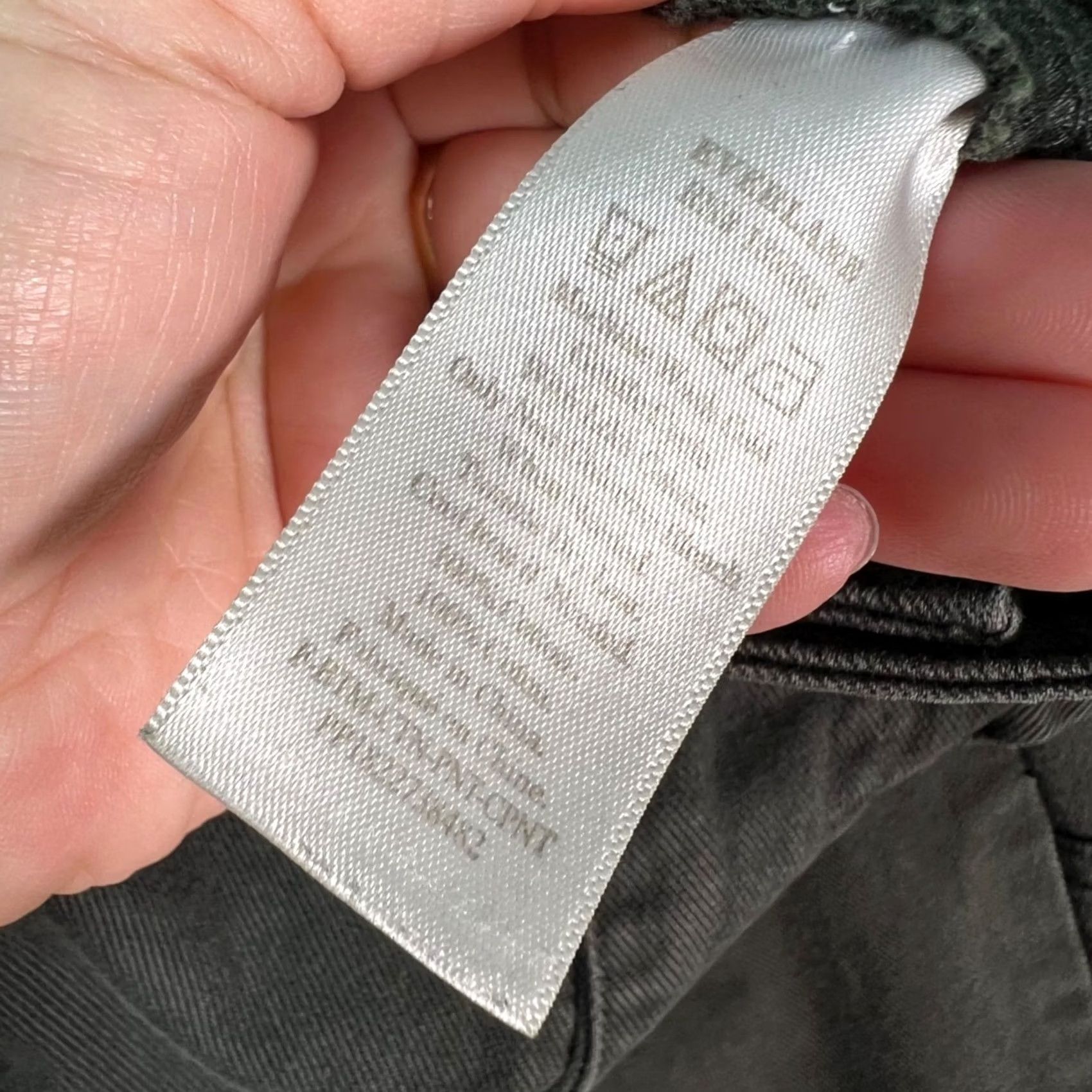 Everlane VINTAGE Everlane Pants Womens 0 Olive Green Cotton Relaxed Fit Ankle 26 Inseam Womens Size 26" / US 2 / IT 38 - 4 Thumbnail
