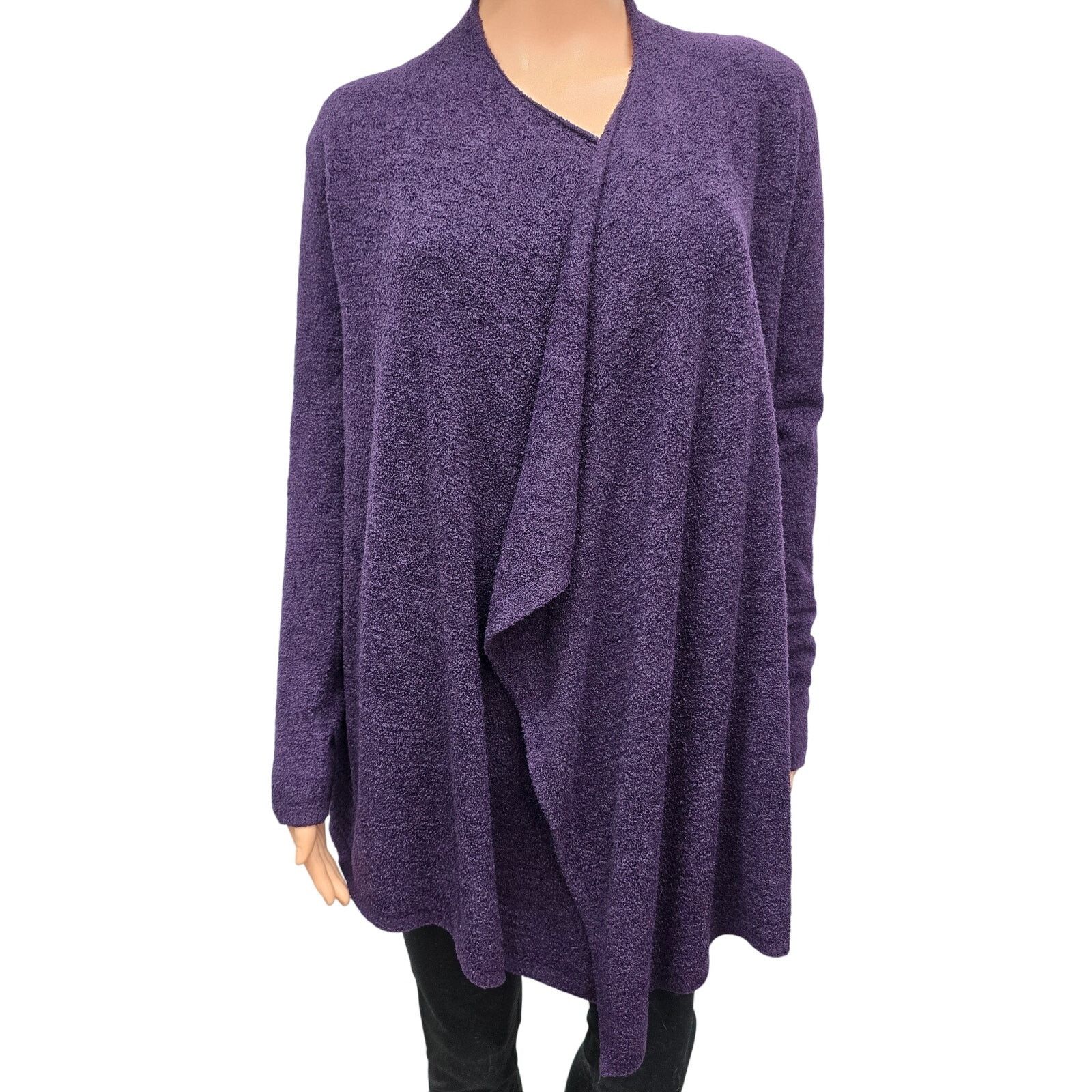 Other Barefoot Dreams Bamboo Chic Lite Open Cardigan Sweater S/M Size M / US 6-8 / IT 42-44 - 5 Thumbnail