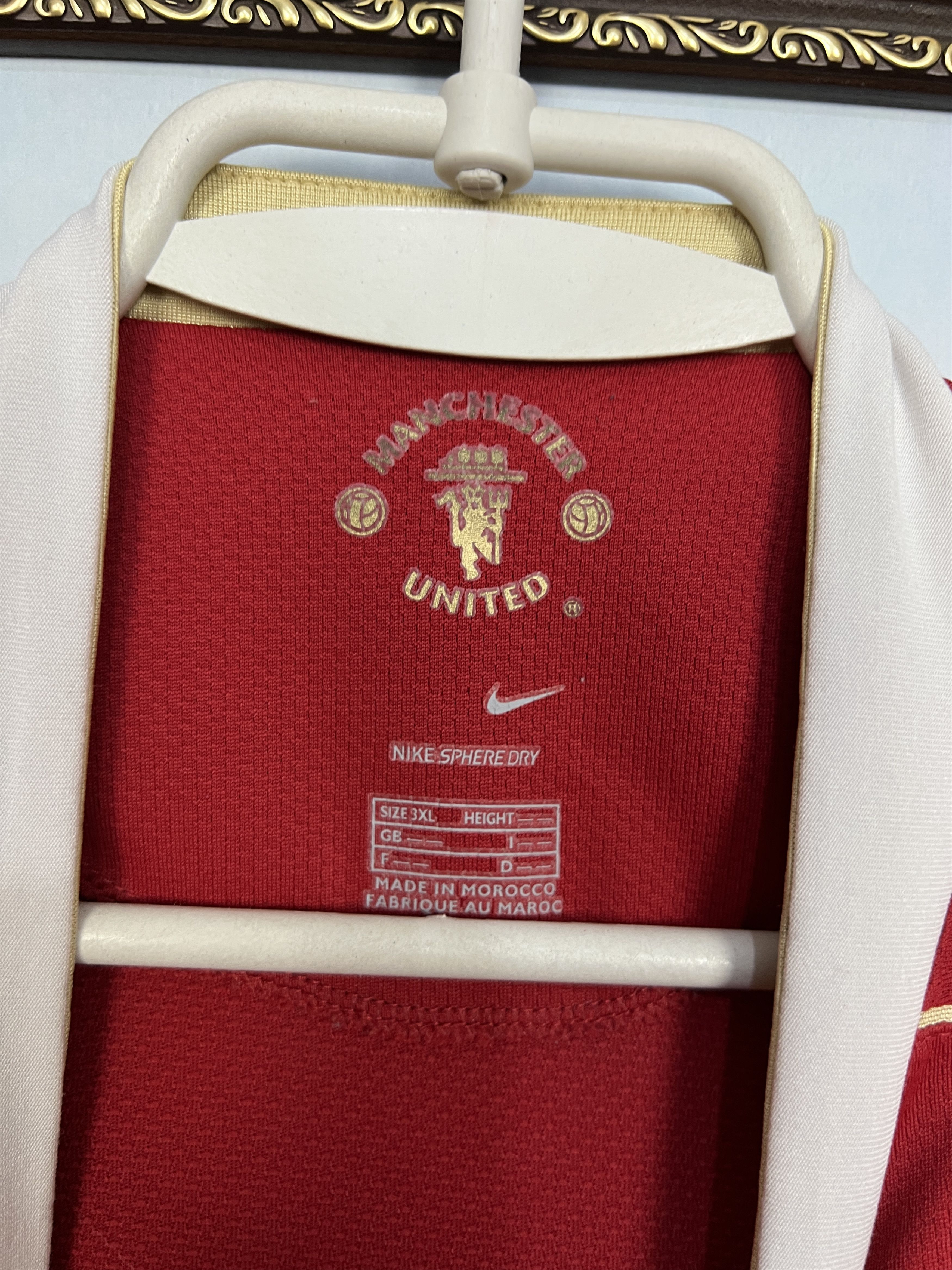 Nike Manchester United football shirt Soccer Jersey Trikot Sz 3XL Size US XXL / EU 58 / 5 - 7 Thumbnail