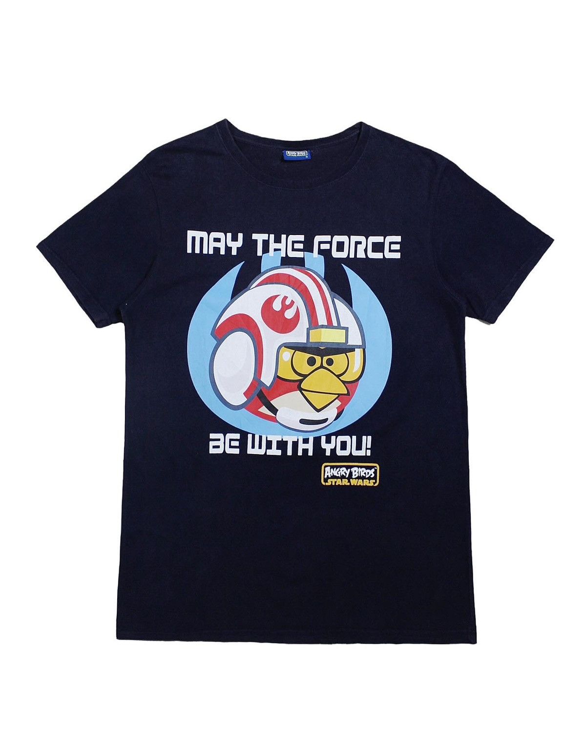 image of Angry Birds X Star Wars T Shirt in Navy, Men's (Size Medium)