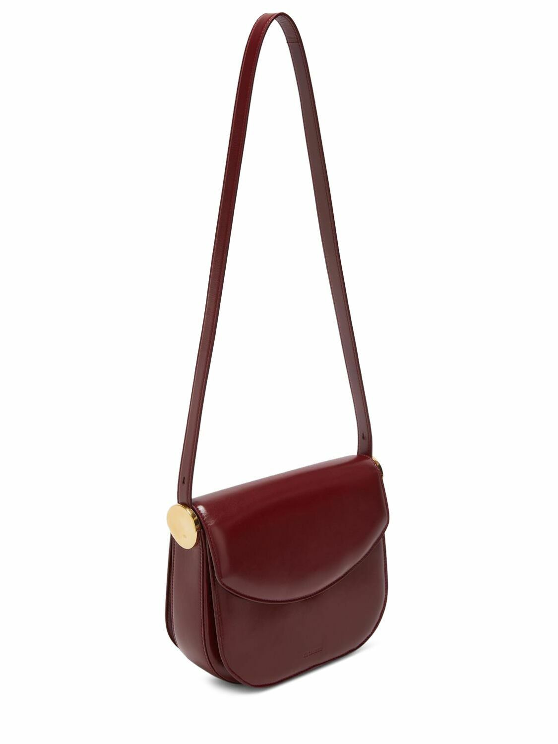 Jil Sander o1loc1c0426 Size:OS/Medium Coin Leather Bag in Dark Red Size ONE SIZE - 2 Thumbnail