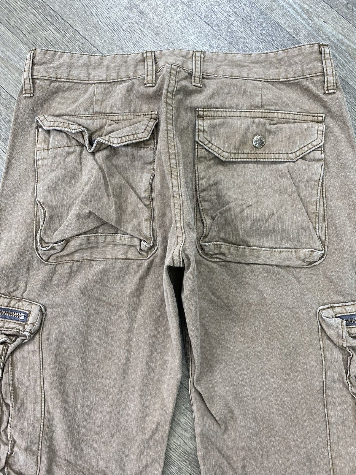 If Six Was Nine 2000s Surplus Bondage 3D Military Cargo Lgb Y2K Flared Jeans Size US 30 / EU 46 - 12 Thumbnail
