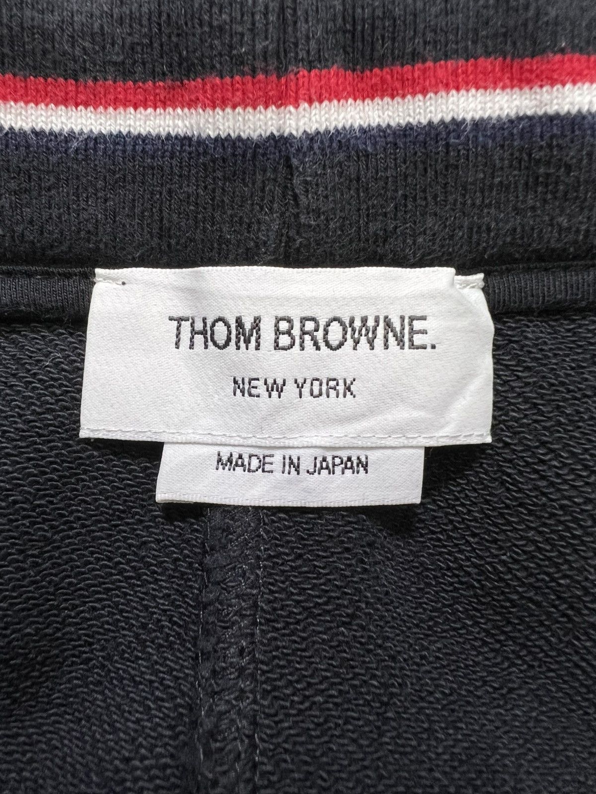 Thom Browne TB - Grosgrain Trimmed 4 Bar Loopback Jersey Sweatpants Size US 30 / EU 46 - 13 Thumbnail