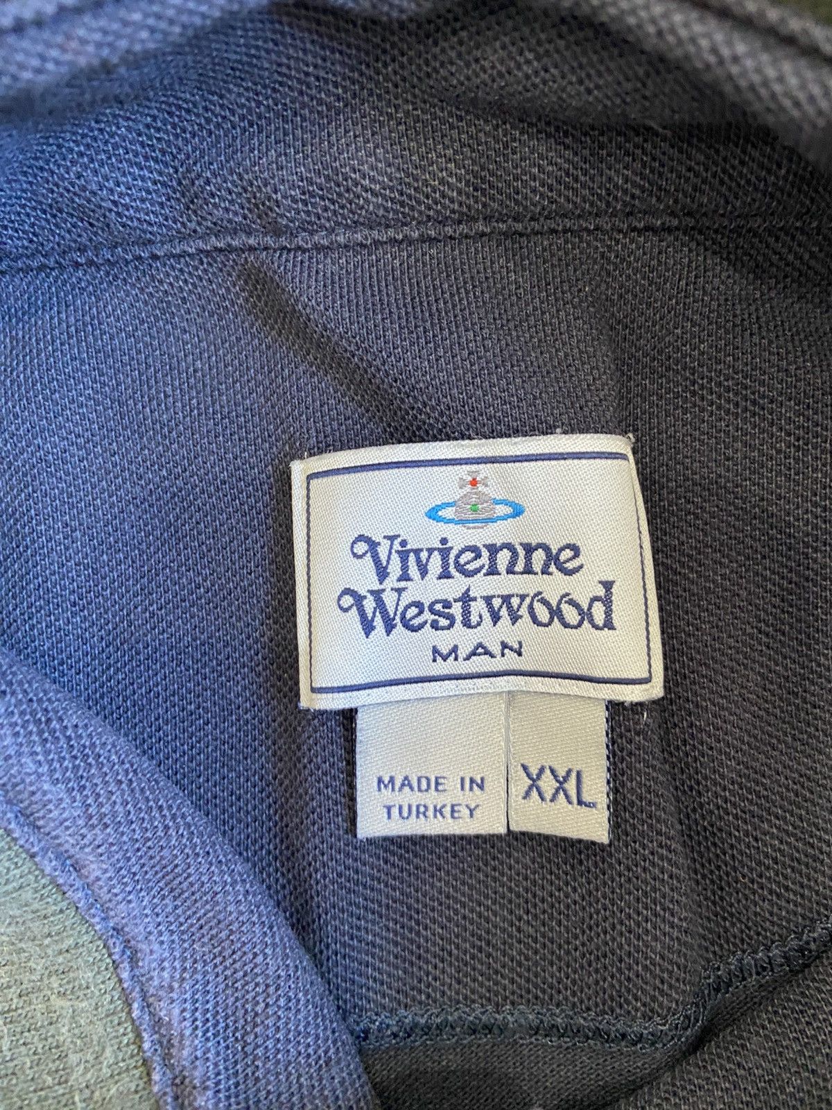 Vivienne Westwood Vintage Vivienne Westwood Polo T-Shirt Embroidered Orb Logo Size US XXL / EU 58 / 5 - 4 Thumbnail