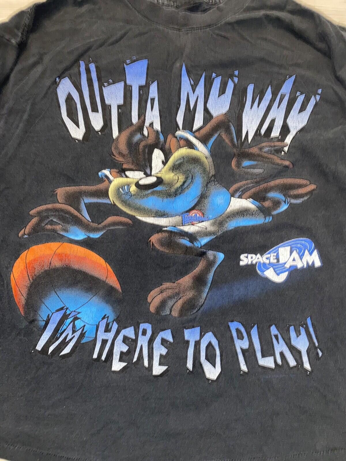 Warner Bros Vintage 1996 Space Jam Taz Long Sleeve Shirt Size Large Size US M / EU 48-50 / 2 - 3 Thumbnail