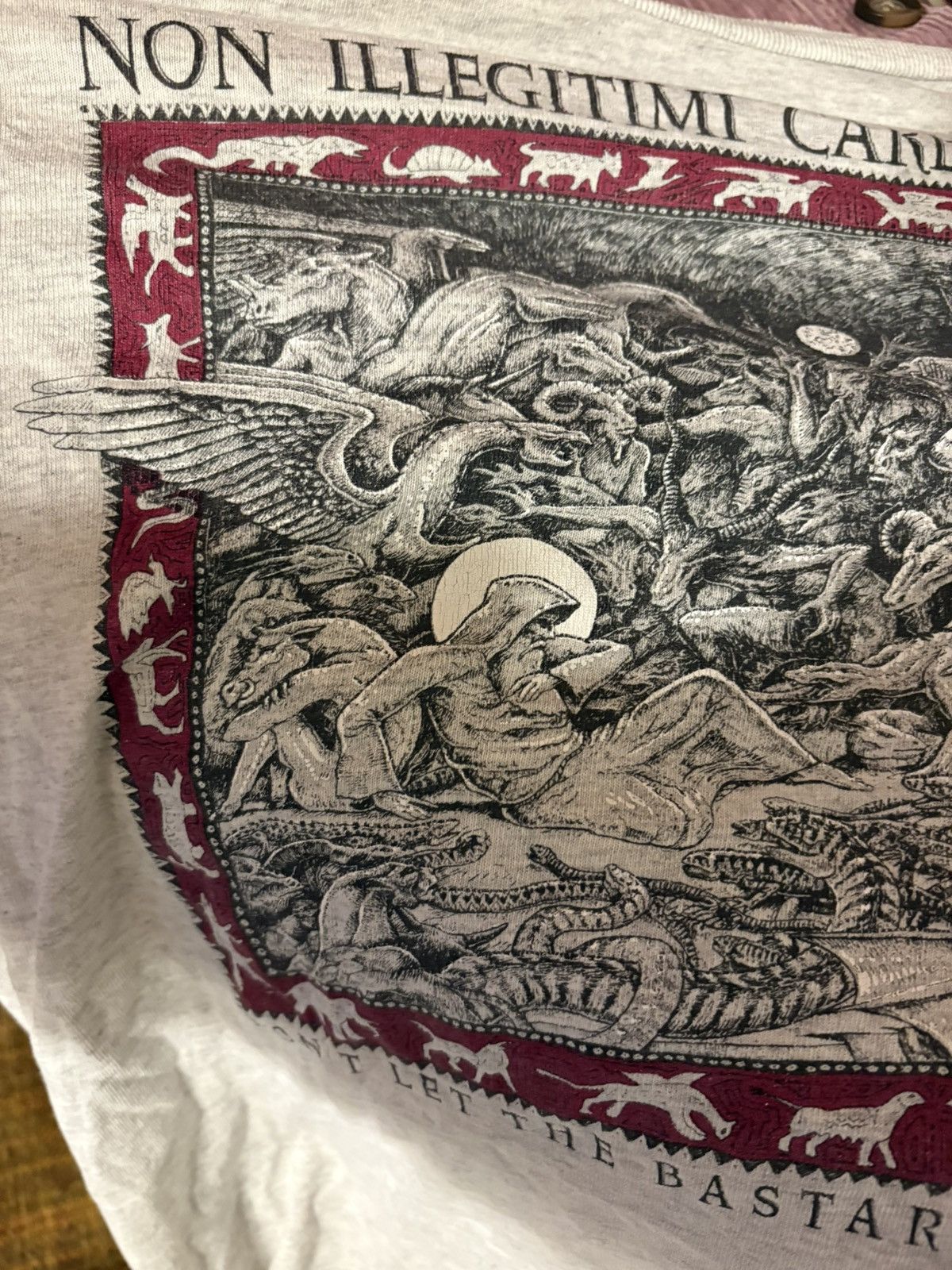 Vintage Vintage Tshirt 90’s Dont Let The Bastards Grind You Down Size US XL / EU 56 / 4 - 8 Thumbnail
