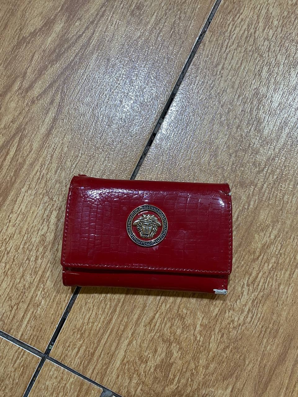 Versace Vintage luxury Versace Wallets logo red Y2K Size ONE SIZE - 5 Thumbnail