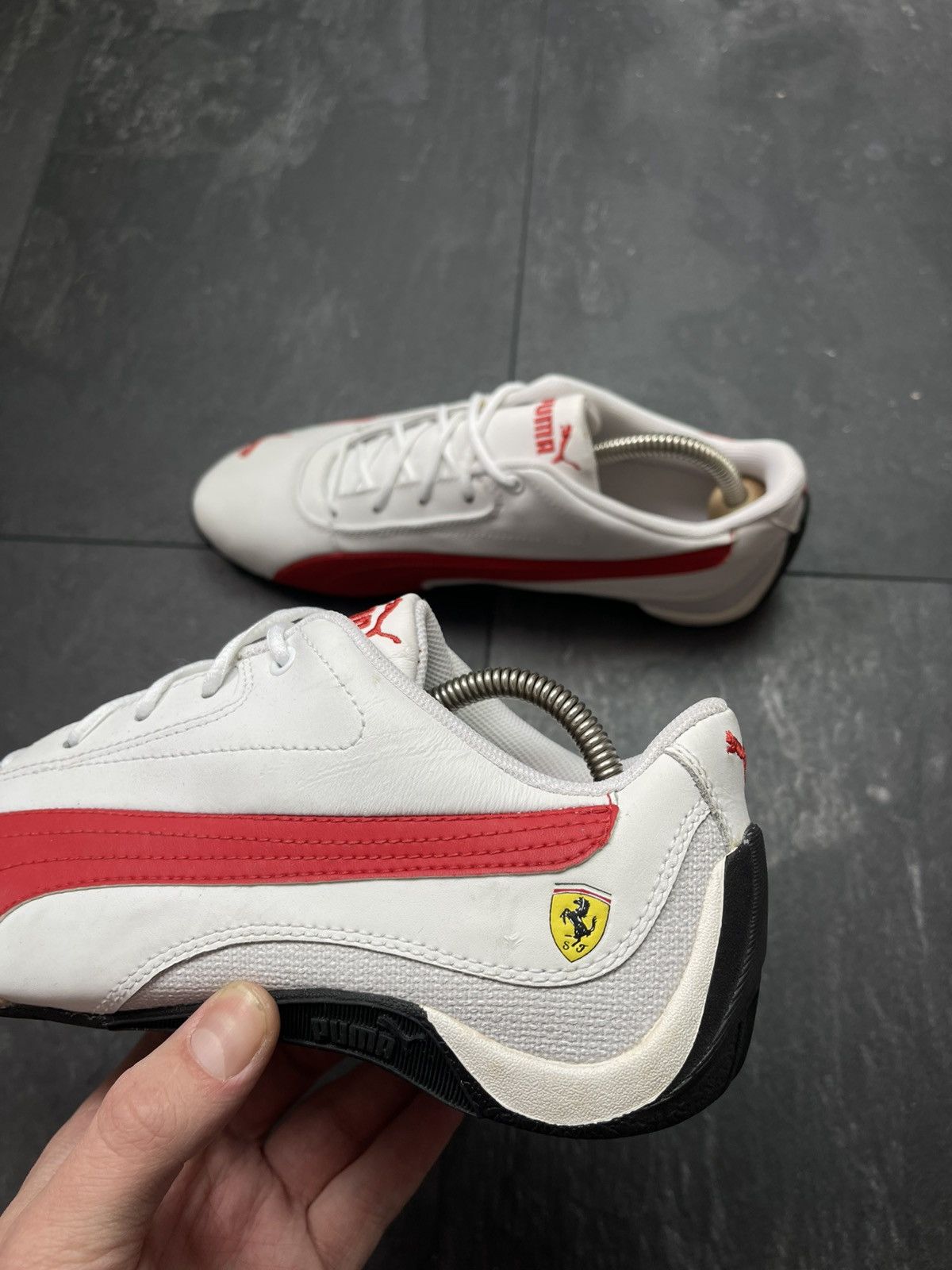 Ferrari × Puma × Vintage Vintage Puma Speedcat Ferrari Racing Suede Y2K Sneakers Size US 5.5 / EU 38 - 10 Thumbnail