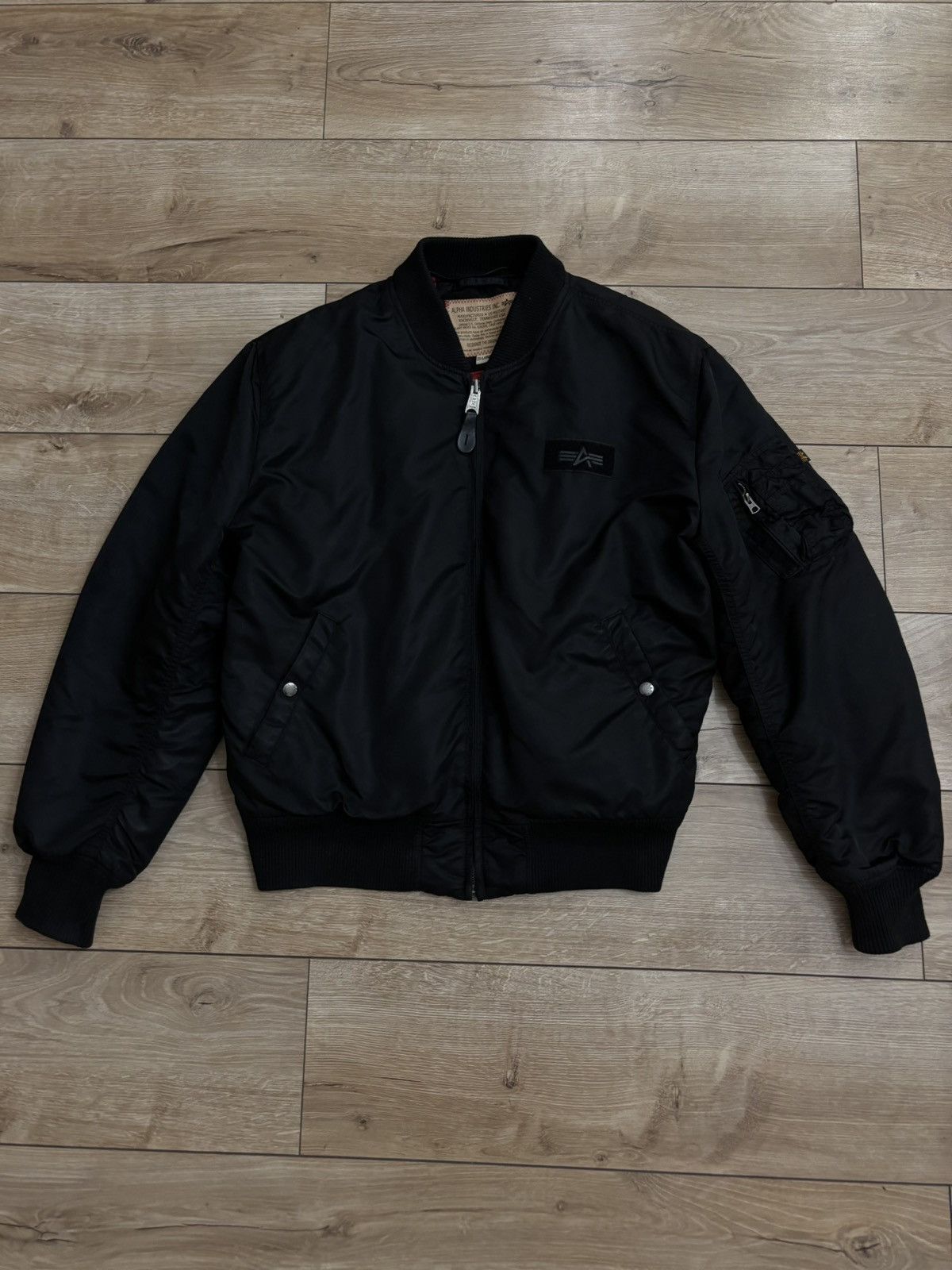 Alpha Industries Vintage Alpha Industries Bomber MA-1 – Black – Size XXL Size US XXL / EU 58 / 5 - 3 Thumbnail