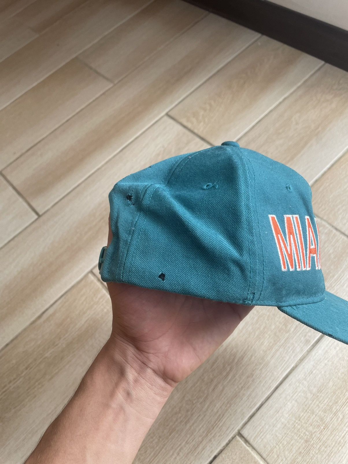 NFL Vintage 80s NFL Miami Dolphins Starter Wool SnapBack Cap Size ONE SIZE - 4 Thumbnail