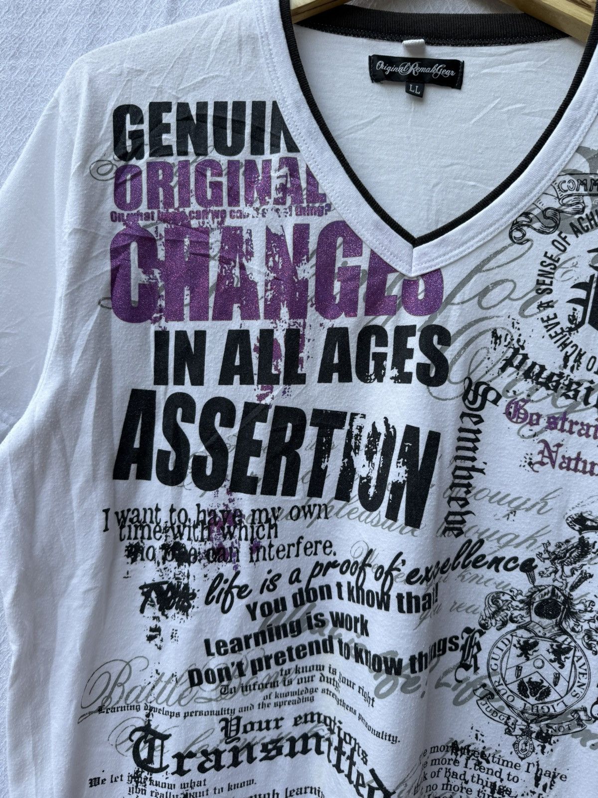 Hysteric Glamour Y2k Poem Original Remak Gear Vkei Style Shirt Size US L / EU 52-54 / 3 - 4 Thumbnail