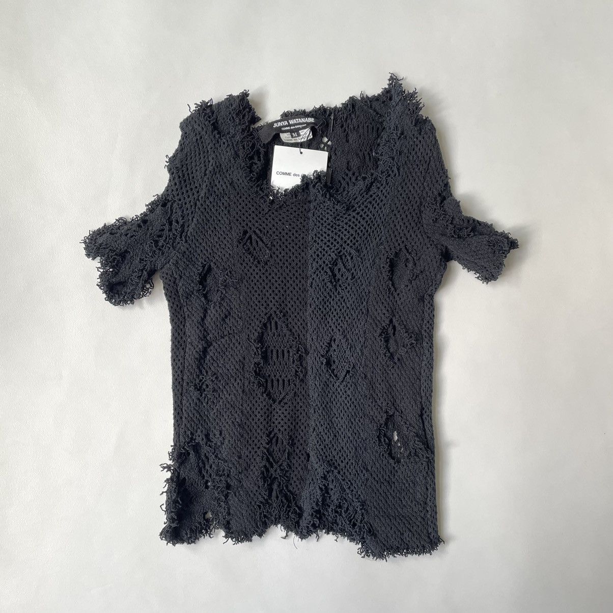 Comme des Garcons A/W 06 Double Layer Distressed Mesh Top Size M / US 6-8 / IT 42-44 - 1 Thumbnail