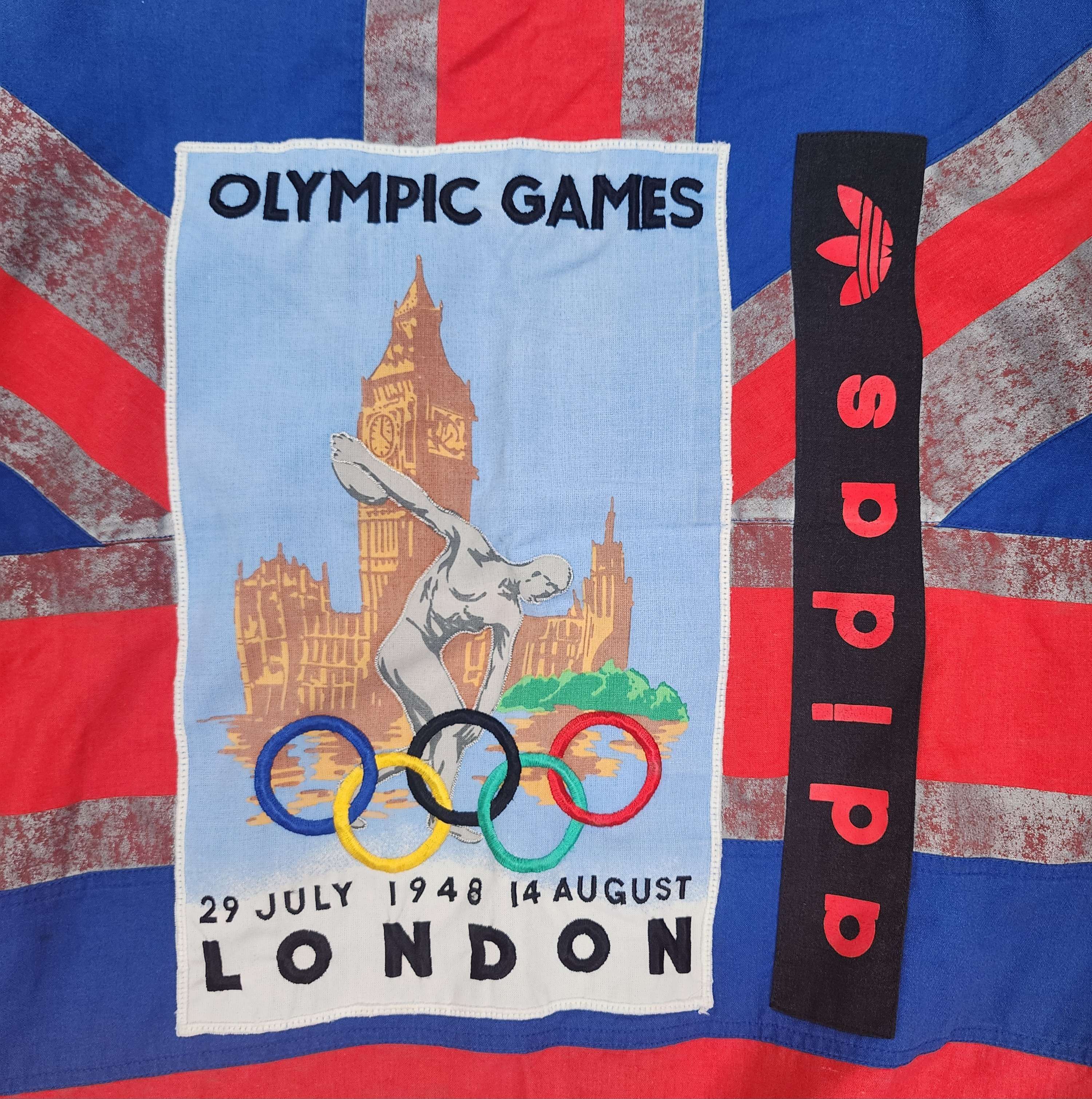 Adidas Vintage 80s Adidas London Olympics games sweatshirt Size US L / EU 52-54 / 3 - 8 Thumbnail