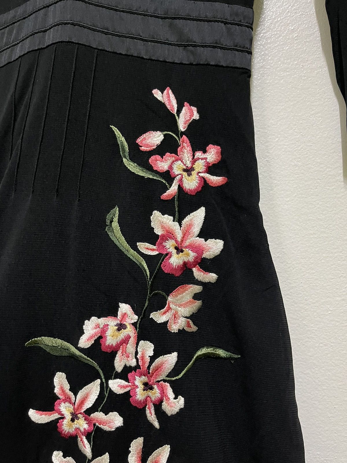 Japanese Brand Vivienne Tam Dress Embroidery Printed Size S / US 4 / IT 40 - 7 Thumbnail