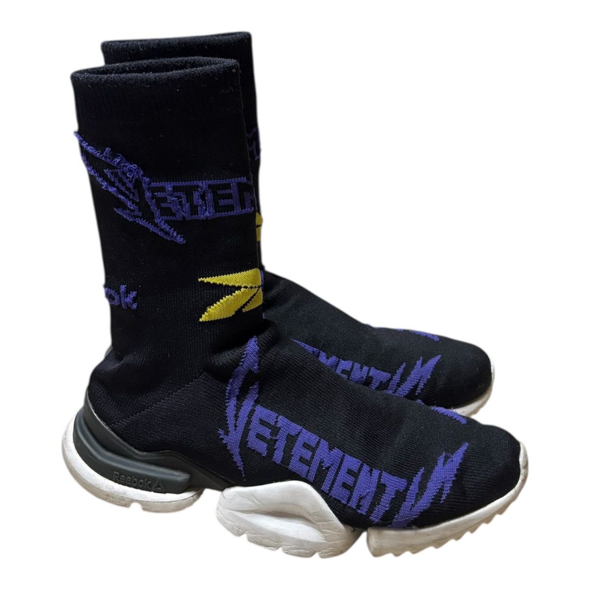 Reebok × Vetements SS2019 VETEMENTS BY DEMNA REEBOK METAL SOCK SHOES Size US 7.5 / EU 40-41 - 5 Thumbnail