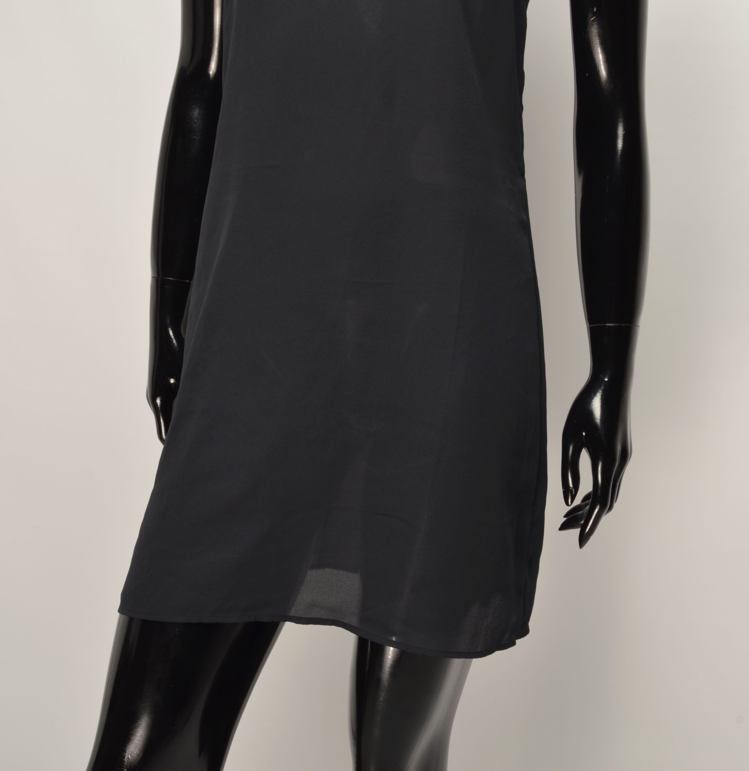 Allsaints Allsaints Chic Coquette Mesh Black Cami Sleep Mini Dress Size S / US 4 / IT 40 - 3 Thumbnail
