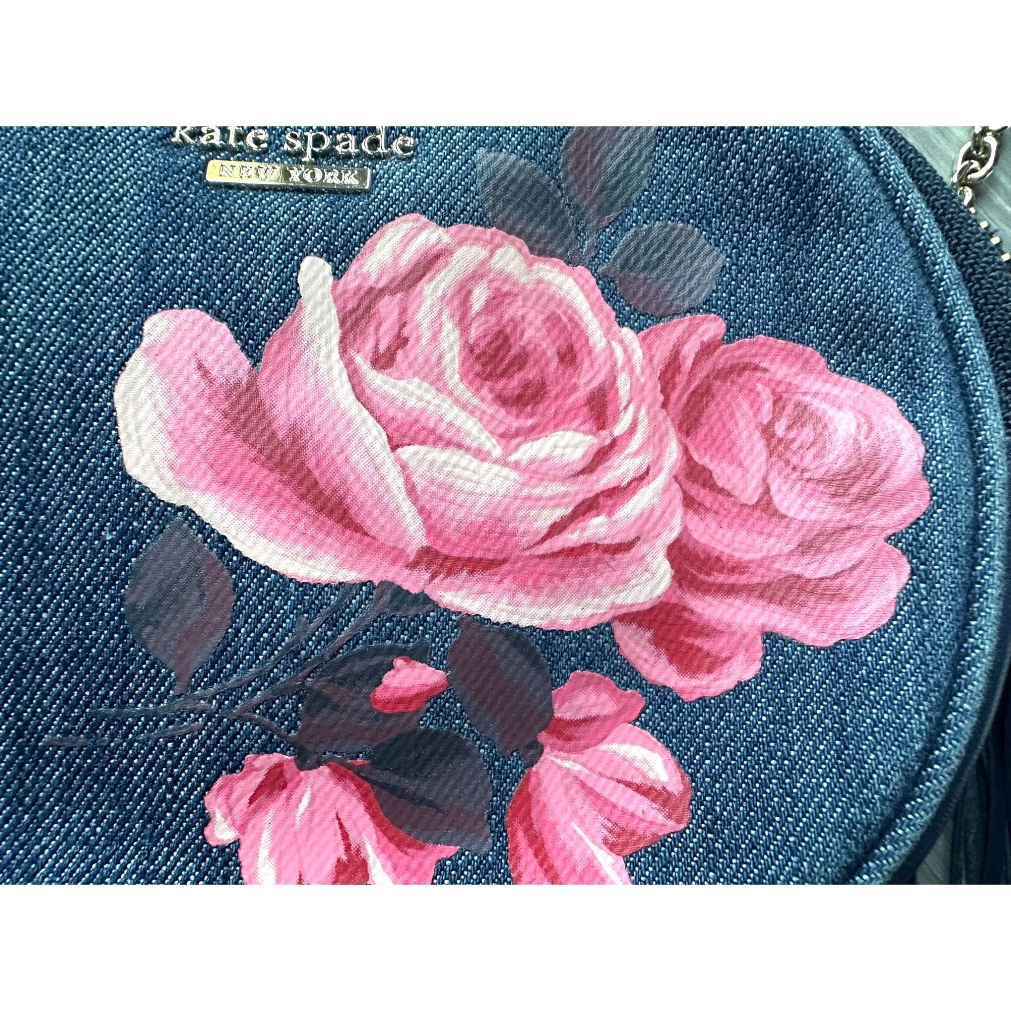 Kate Spade Kate Spade Emerson Place Rose Denim Tinley Crossbody Bag wit Size ONE SIZE - 8 Thumbnail