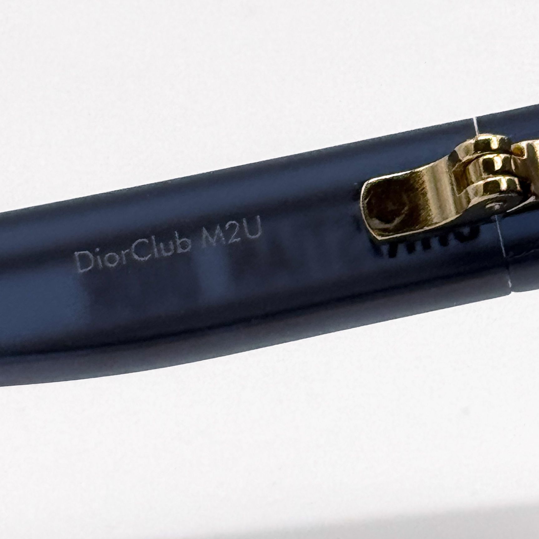 Dior NEW DIOR SUNGLASSES DIORCLUB M2U 31B8 SHIELD GOLD/BLUE Size ONE SIZE - 8 Thumbnail
