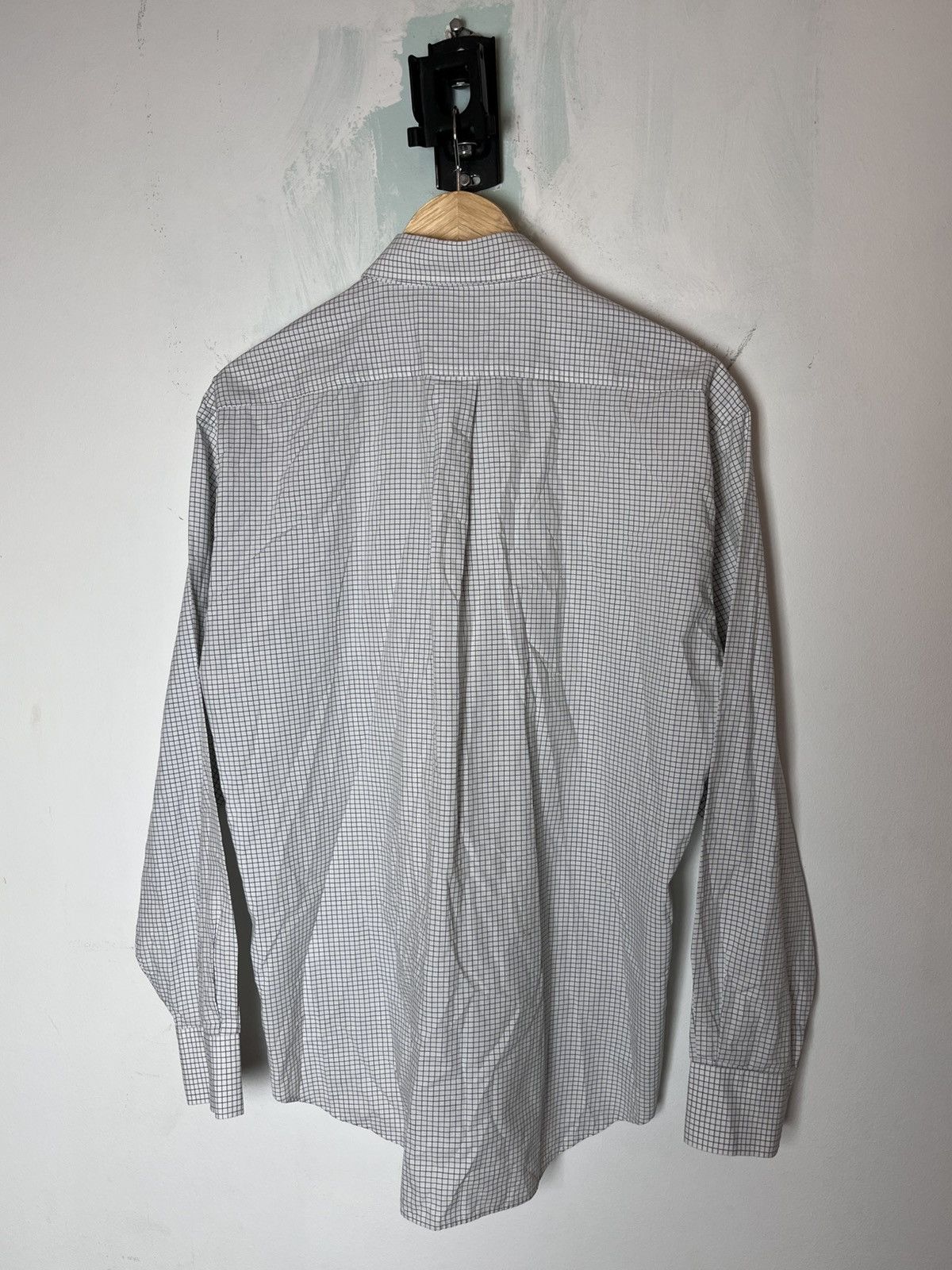 Yves Saint Laurent 🔥90's YSL Old Money Checkered Boxy Summer Shirt Y2K Size US L / EU 52-54 / 3 - 12 Thumbnail