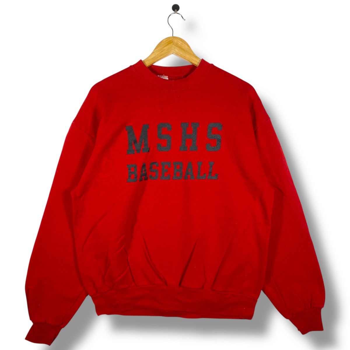 Vintage Vintage 80's MSHS BASEBALL Graphic Crewneck Sweatshirt Size US L / EU 52-54 / 3 - 1 Thumbnail